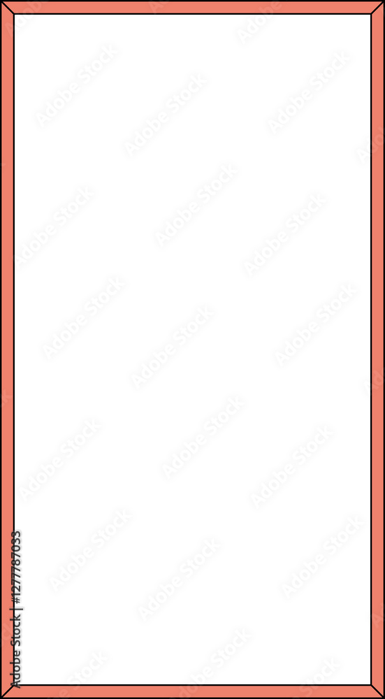 Empty Frame Shape Template Box