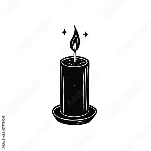  candle vector illustration 