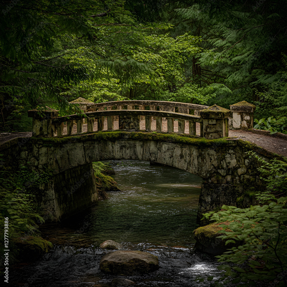 Timeless Passage: A Journey Over the Ancient Bridge of Nature and History