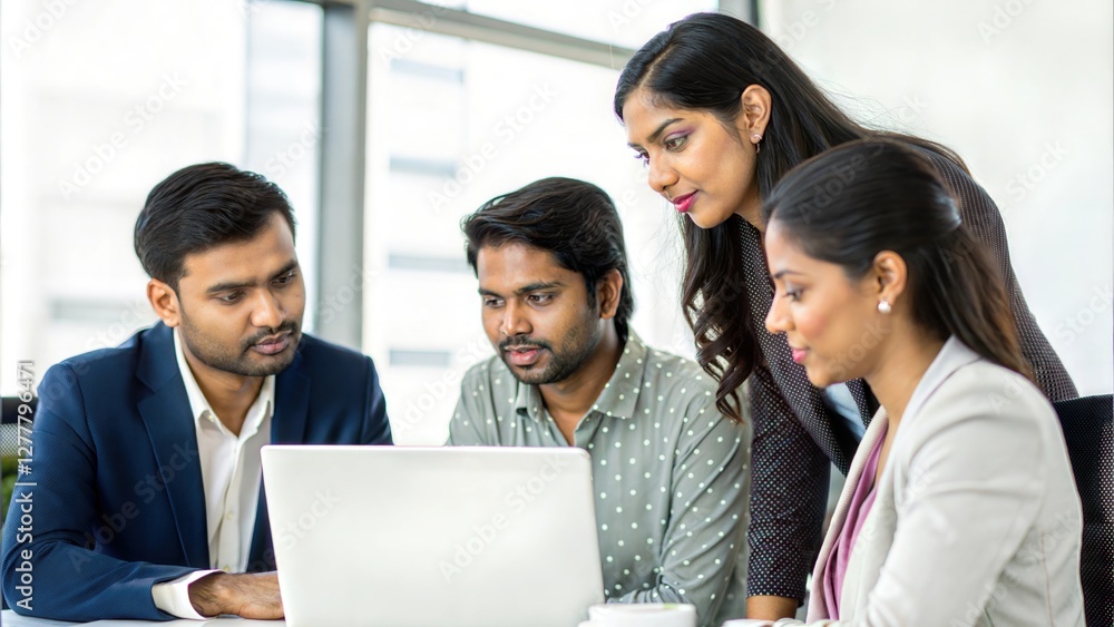 Indian Finance Team Discussing Budget Forecast
Indian Finance Team Discussing Budget Forecast
