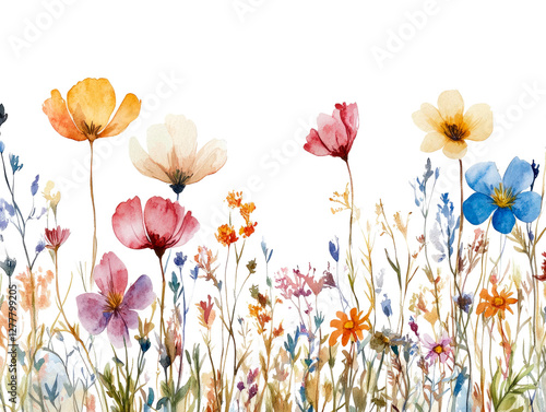meadow flowers on the edge of the frame for booklets .PNG
