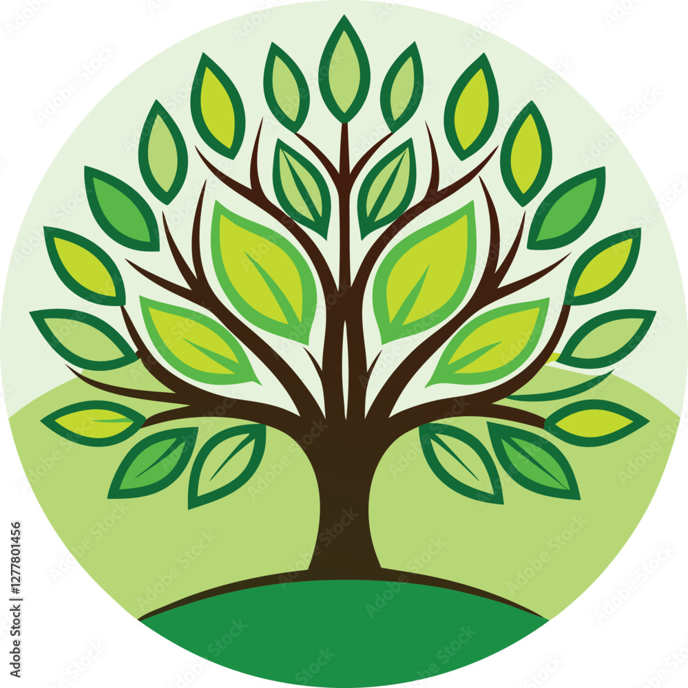 Fototapeta premium Tree Life Logo