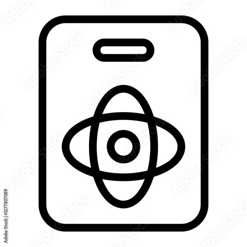 App Gyroscope Line Icon