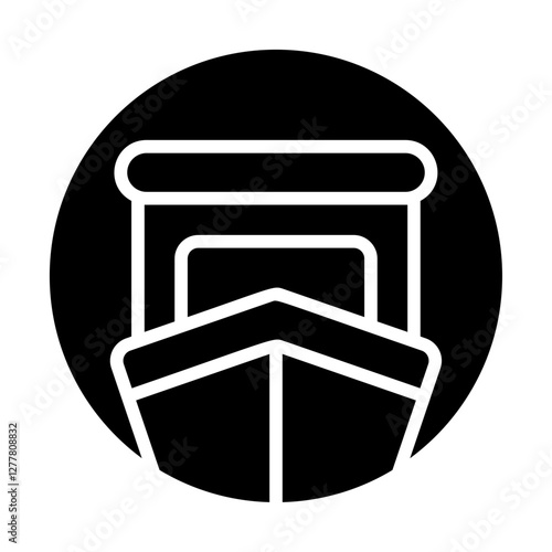 Barge Solid Icon
