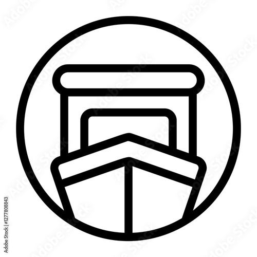 Barge Line Icon
