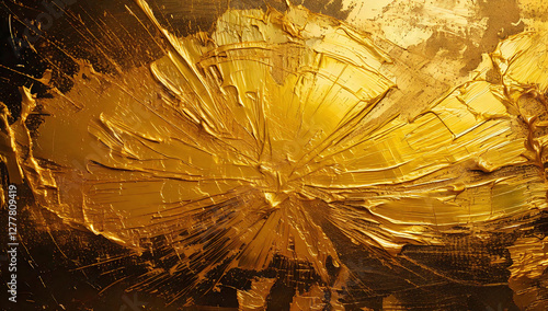 황금 그런지 배경