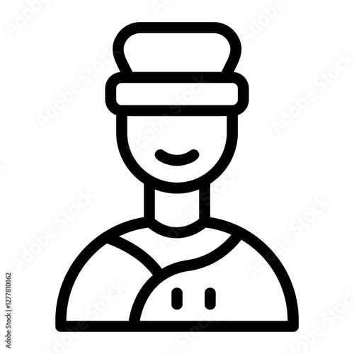 Chef Line Icon