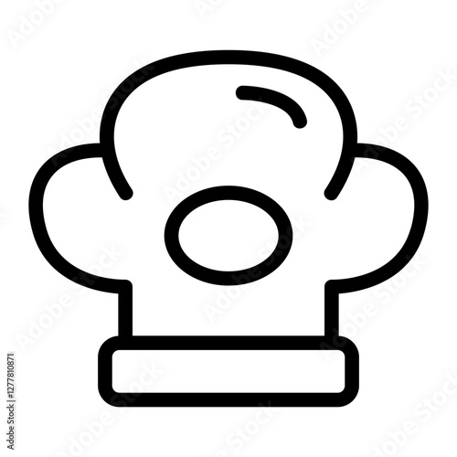 Chef Hat Line Icon