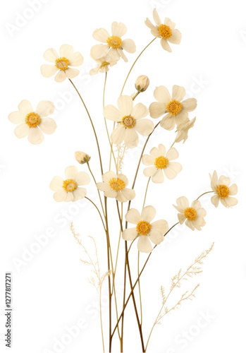 PNG Dried flower flowers white art.