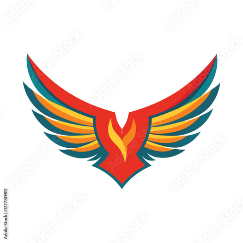 Free Download vector wing design illustration, on white background - GFXLoad