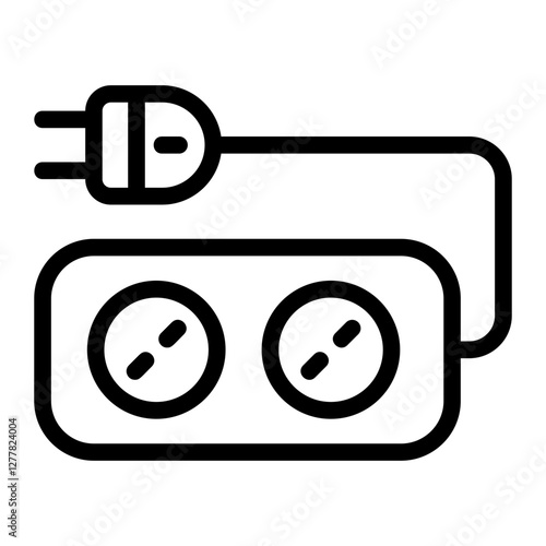 Plug Adapter Line Icon