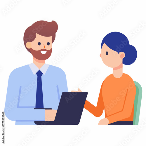 Financial advisor giving expert investment advice for clear smart planning