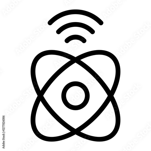Sensor Gyroscope Line Icon