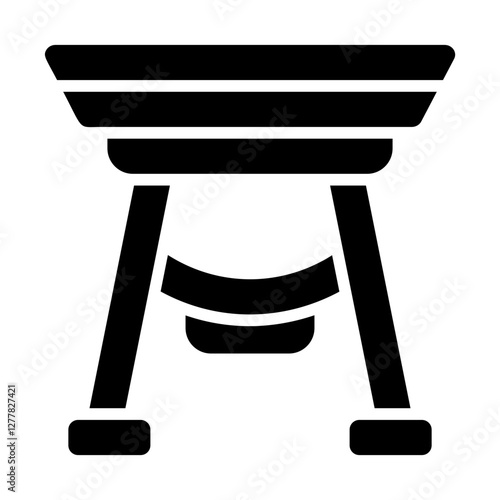 Torii Gate Solid Icon