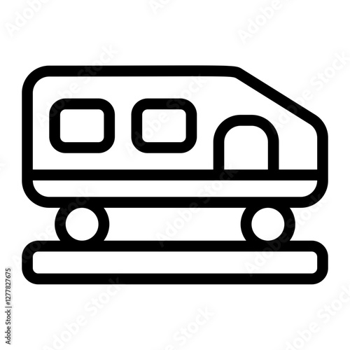 Train Line Icon