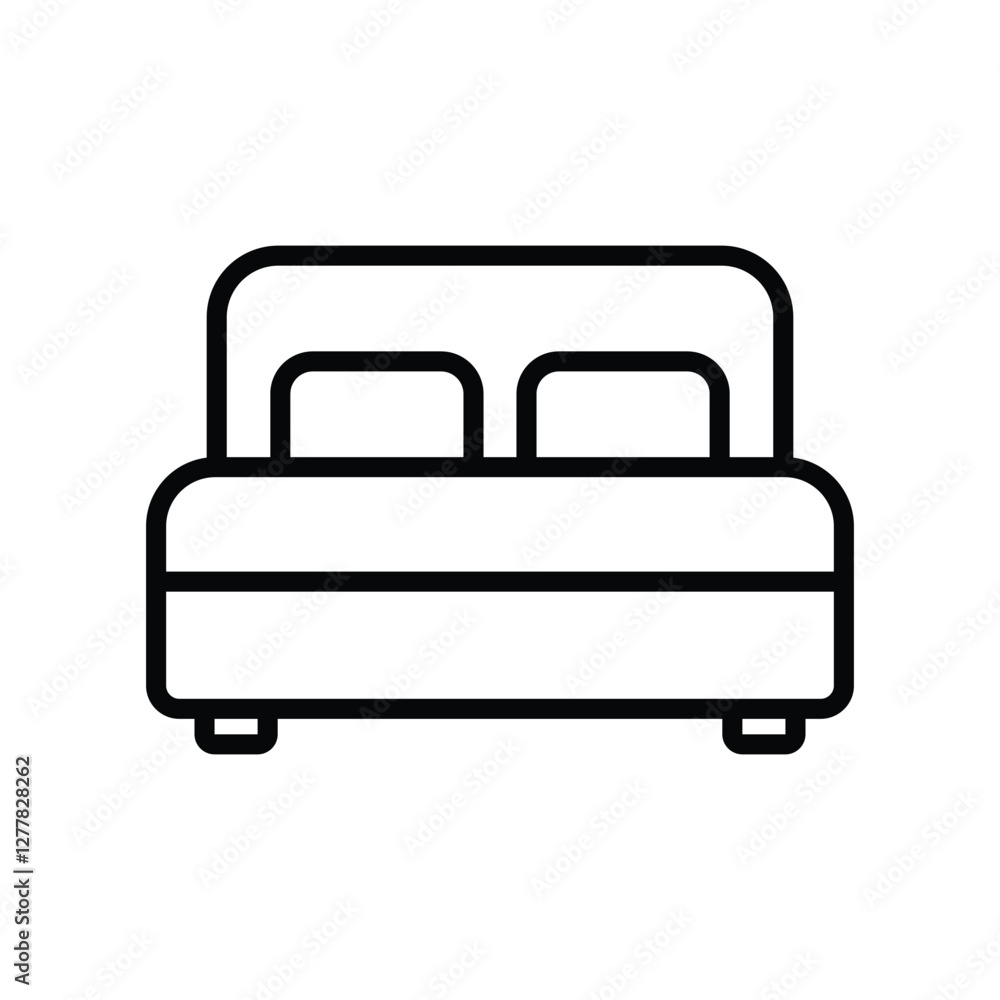 headboard icon vector design template simple and clean headboard icon vector design template simple and clean