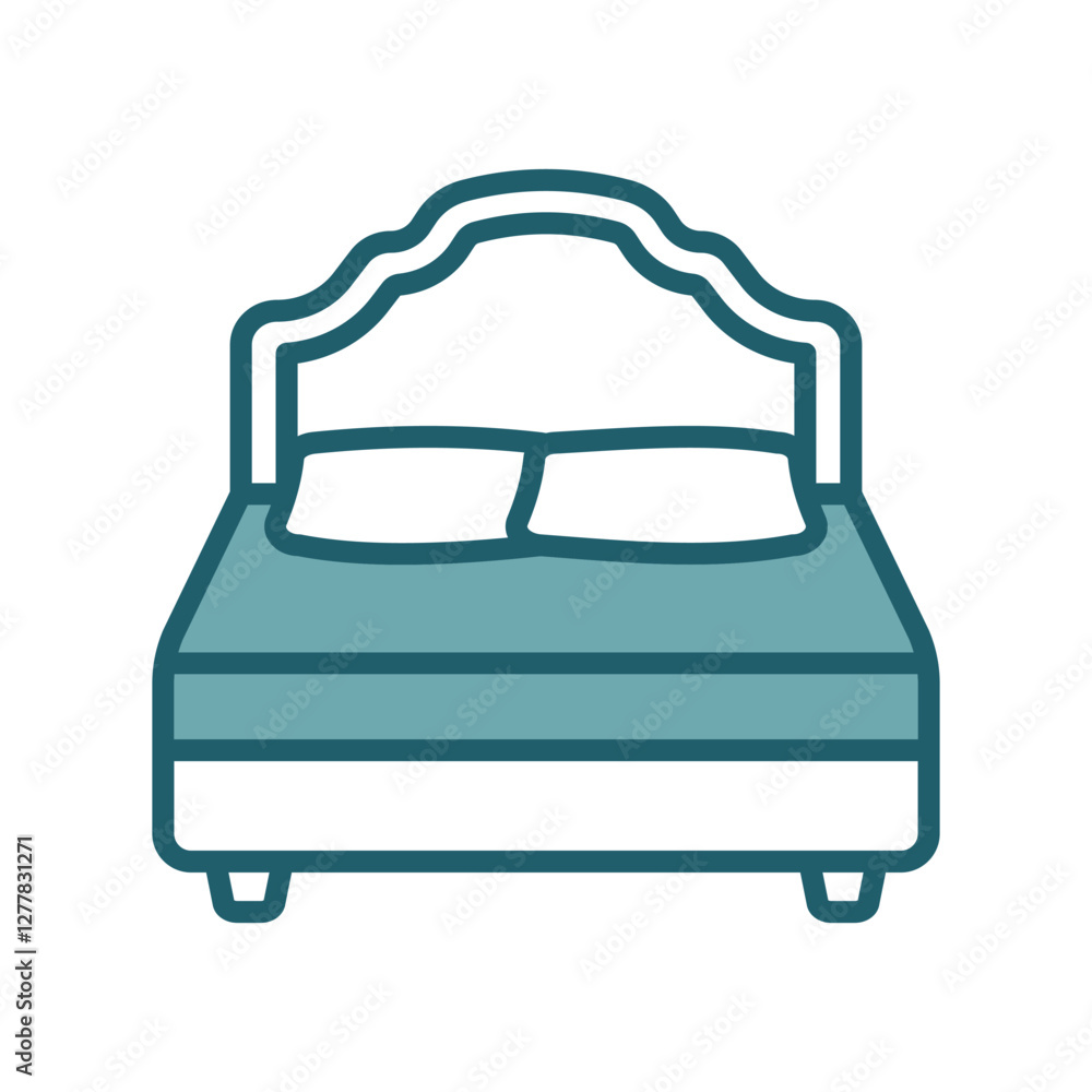 headboard icon vector design template simple and clean headboard icon vector design template simple and clean