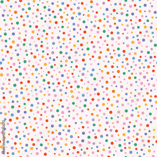Seamless pattern with confetti, cute background