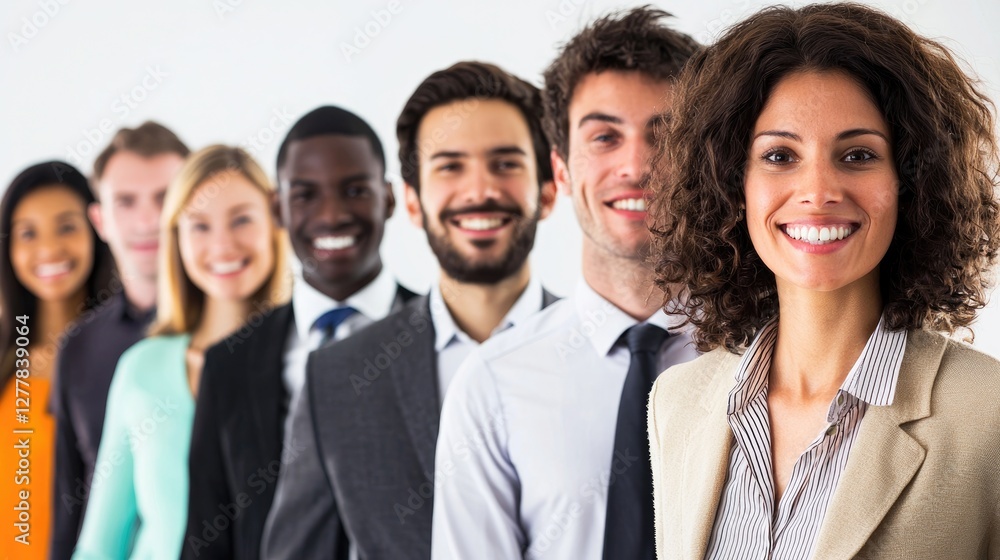 Diverse Team of Smiling Professionals Ready for Success Diverse Team of Smiling Professionals Ready for Success