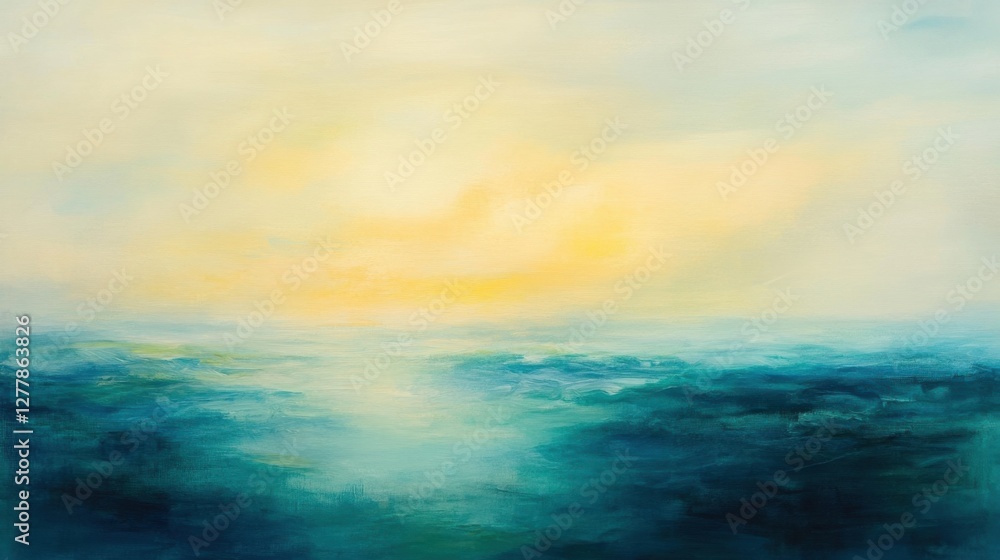 serene seascape at sunset serene seascape at sunset