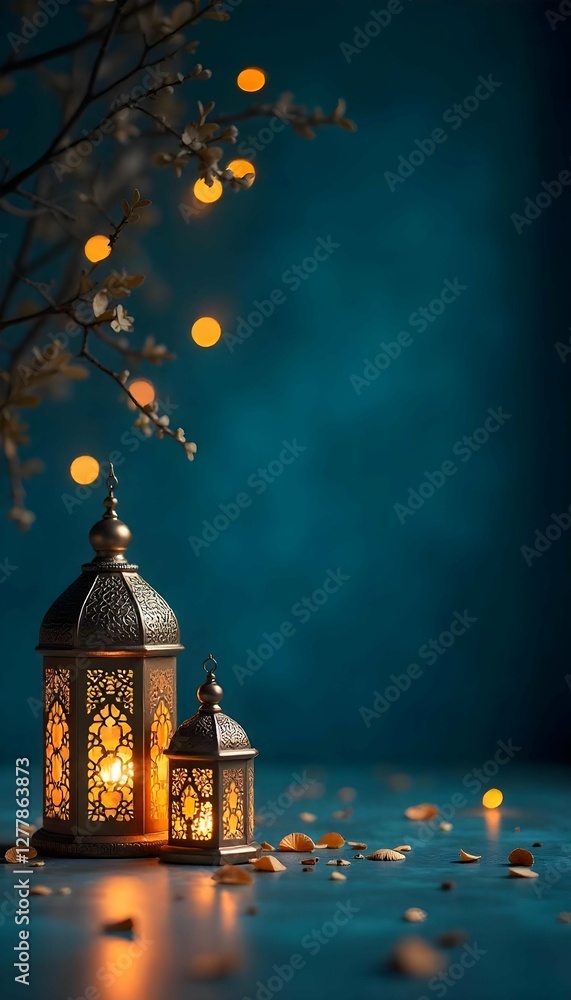 Obraz premium lantern in the night