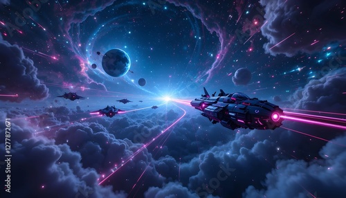 Cosmic Odyssey: Digital Space Exploration