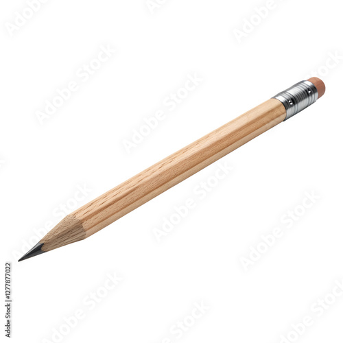 Wallpaper Mural 3D Pencil – A smooth, minimal pencil, isolated on a transparent background Torontodigital.ca