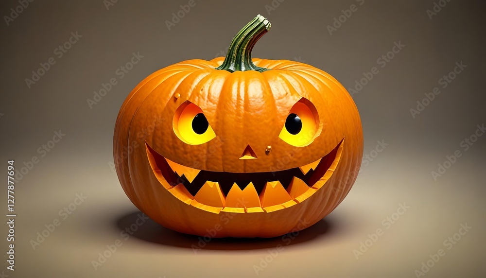 Tiny Terror Pumpkin – A Cute but Creepy Jack-O'-Beast with Sharp Teeth Tiny Terror Pumpkin – A Cute but Creepy Jack-O'-Beast with Sharp Teeth