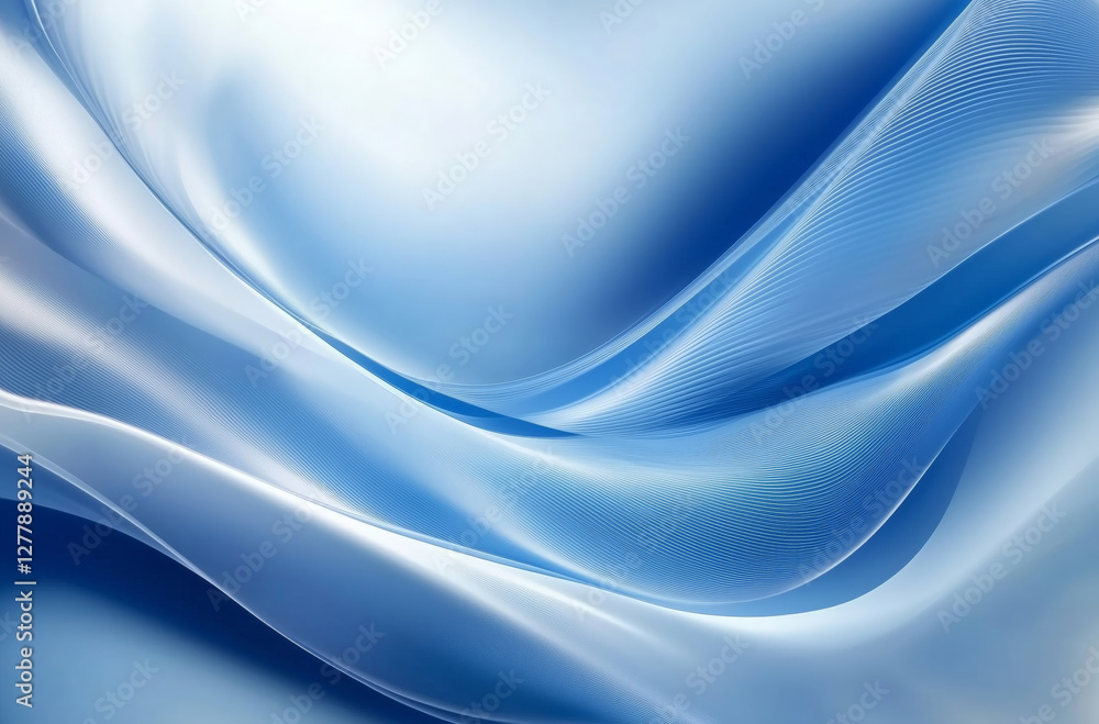 Obraz premium blue silk background