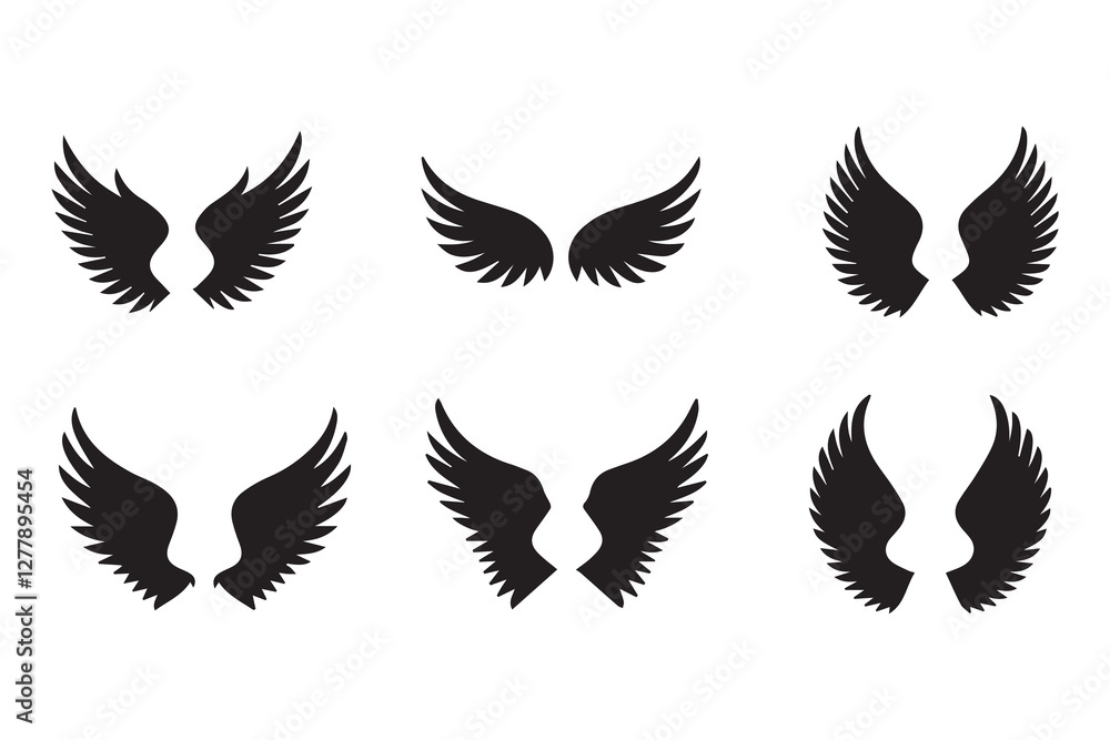 Obraz premium Angel Wings Illustration vector
