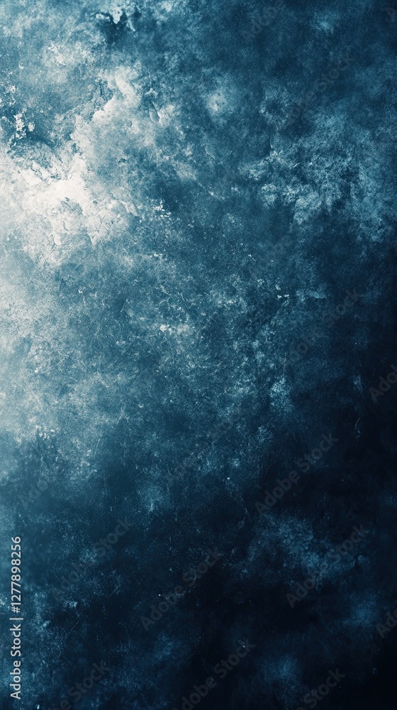 Fototapeta premium Stormy Sky with Dark Clouds and Lightning Over the Ocean