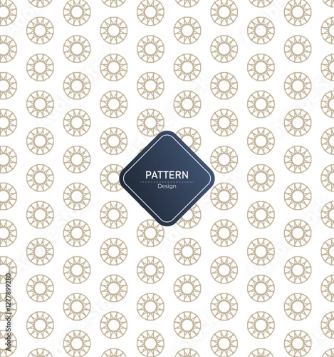 seamless beige pattern with white drops abstract floral background.