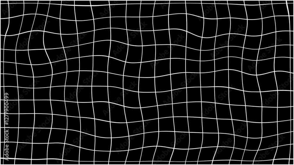 white color wiggling parallel lines grid mesh pattern modern design loop able dark geometrical background