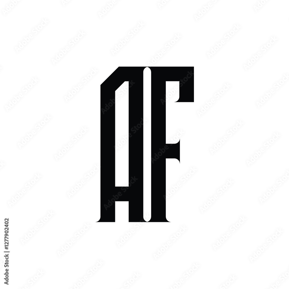 AF monogram logo design letter text name symbol monochrome logotype alphabet character simple logo AF monogram logo design letter text name symbol monochrome logotype alphabet character simple logo