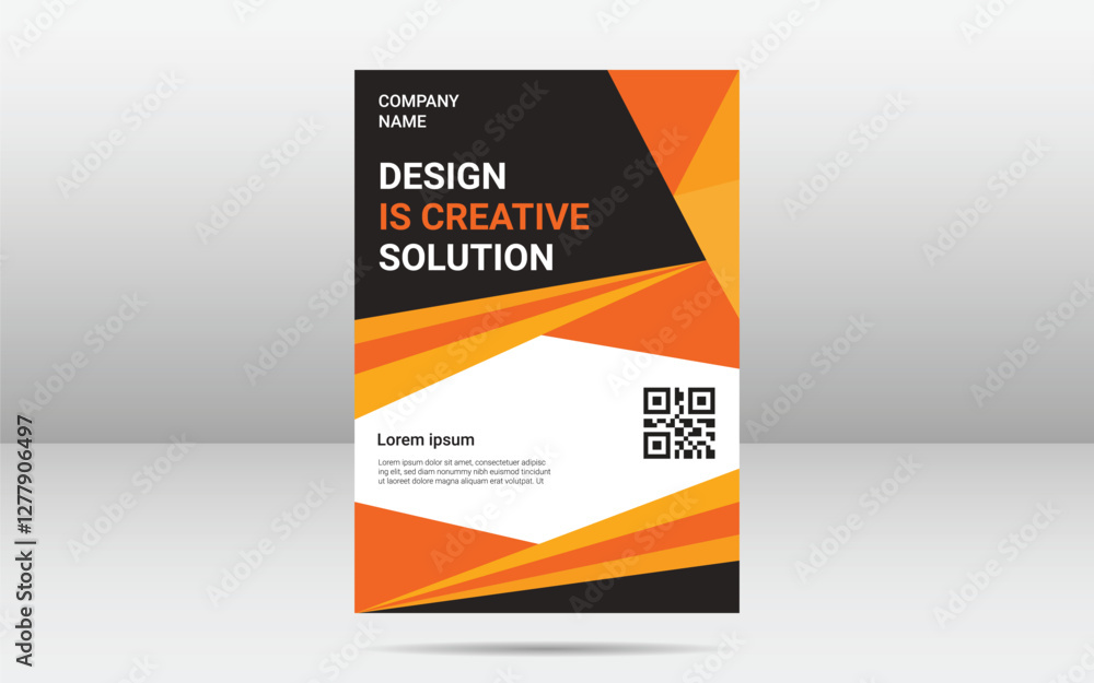 Fototapeta premium Modern Corporate Flyer Design Template