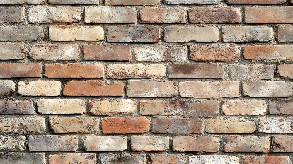 Close-up of Rustic Brick Wall with Earthy Tones Close-up of Rustic Brick Wall with Earthy Tones