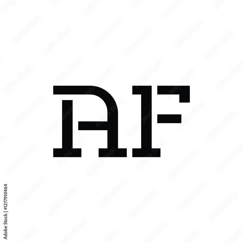 AF monogram logo design letter text name symbol monochrome logotype alphabet character simple logo AF monogram logo design letter text name symbol monochrome logotype alphabet character simple logo