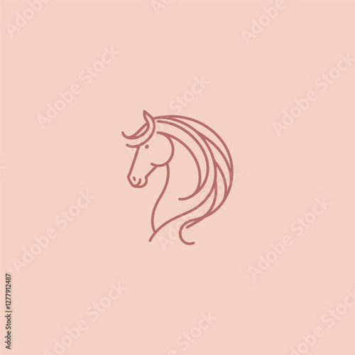 A dynamic horse logo in sleek lines, capturing speed, power, and elegance.