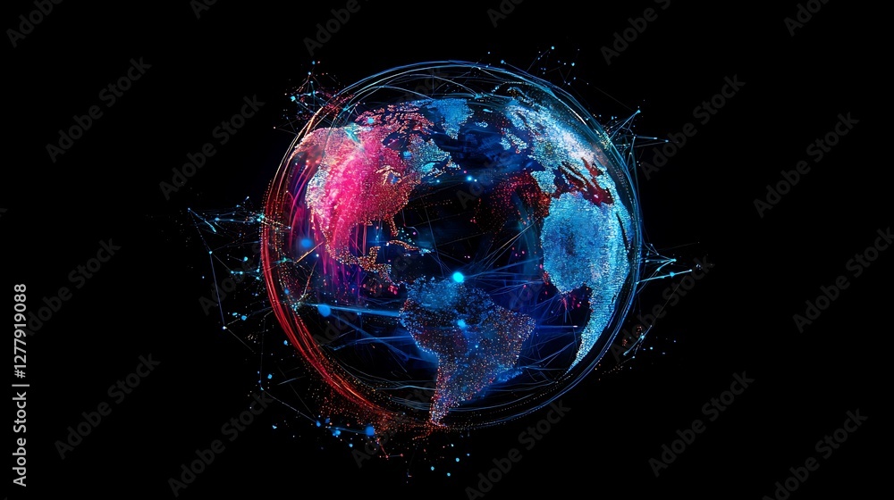 Obraz premium abstract blue background