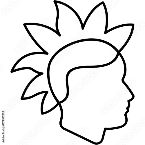 Punk Hair Icon