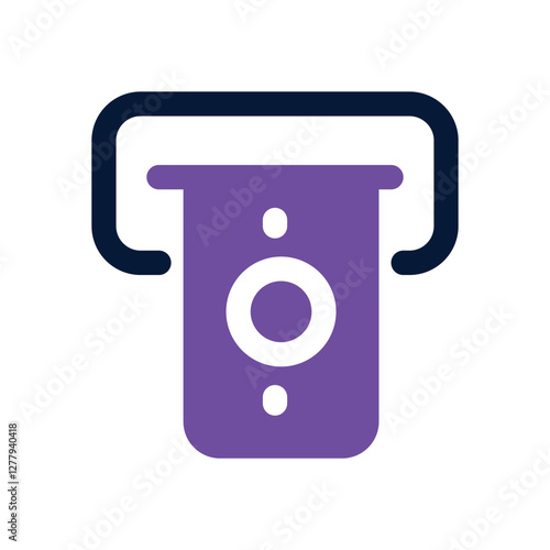 cash withdrawal dual tone icon. Sleek and modern vector icon for websites, mobile apps, marketing materials, and corporate design. Fully scalable and ready to use.