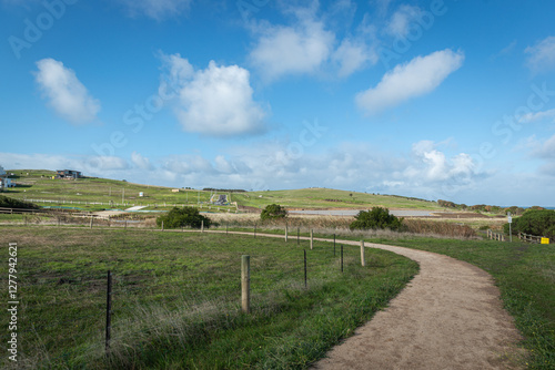 country road in the countryside