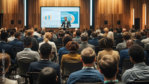 professional conference with an audience