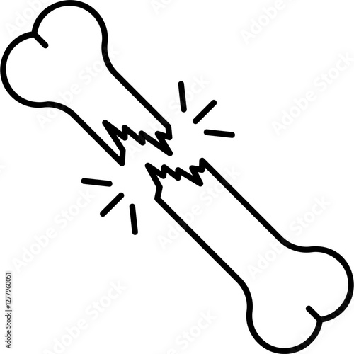 Bone Fracture Icon