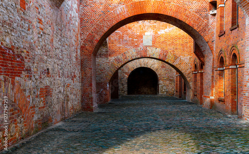 Zitadelle in Berlin-Spandau mit Torhaus, Palas, Bastion König und Bastion Königin, Berlin, Deutschland photo