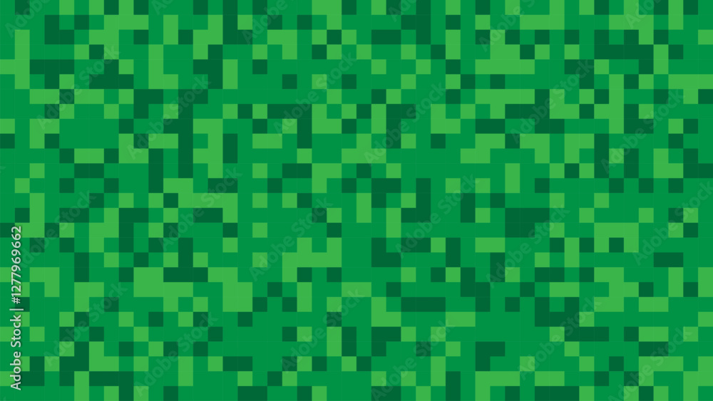 Green pixel background. Abstract colored pattern. Green pixel background. Abstract colored pattern.