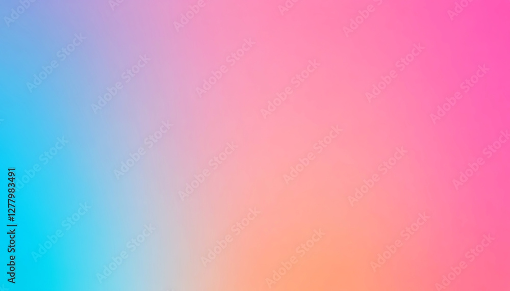 Obraz premium Vibrant gradient background with soft transitions in pink blue and orange hues perfect for creative designs.