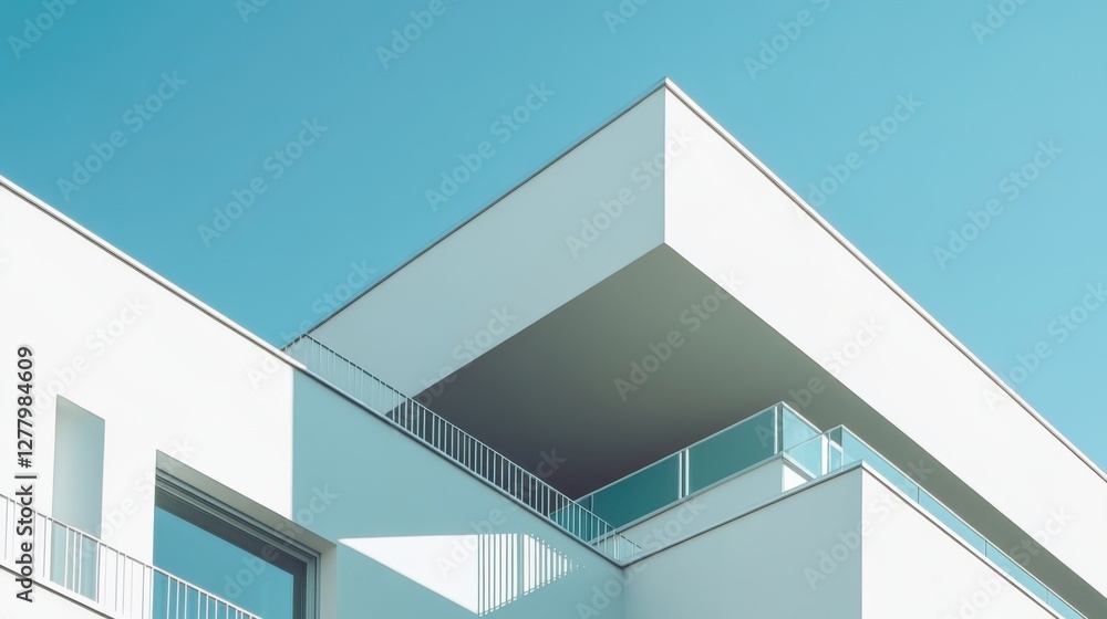 Fototapeta premium Housing costs review in a contemporary urban apartment complex. Featuring style and inclusivity