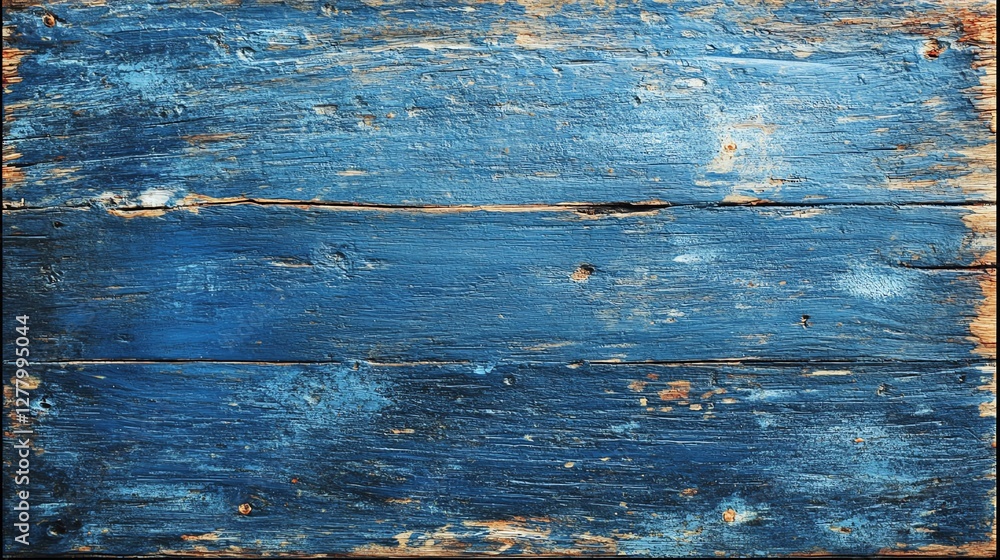 Naklejka premium A textured blue grunge background with grain, perfect for designs, posters, and creative projects. Edgy, artistic, and versatile for any use.