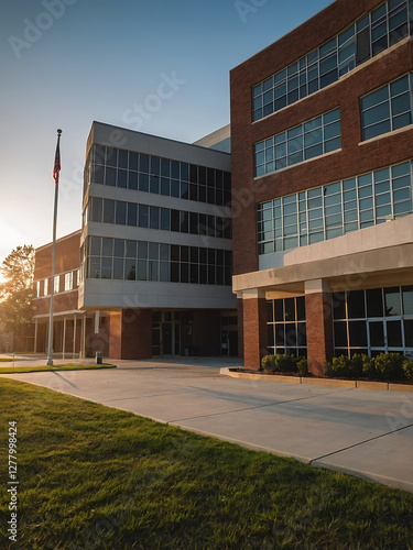 School building exterior